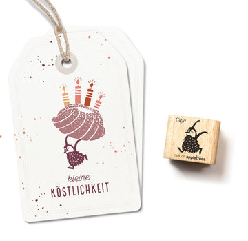 Stempel pinguïn Caja